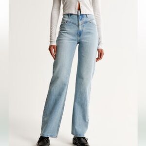Abercrombie Curve Love High Rise 90s Relaxed Jeans